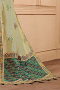 Banarasi Saree Laurel Grey Printed Banarasi Saree saree online