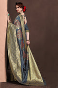 Banarasi Saree Lead Grey Banarasi Saree saree online
