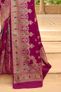 Banarasi Saree Lollipop Purple Banarasi Saree saree online