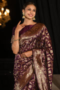 Banarasi Saree Magenta Banarasi Saree saree online