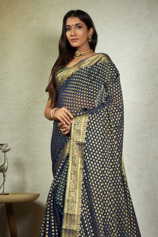 banarasi chiffon saree