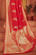 Banarasi Saree Persian Red Banarasi Saree saree online
