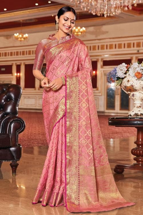banarasi saree look