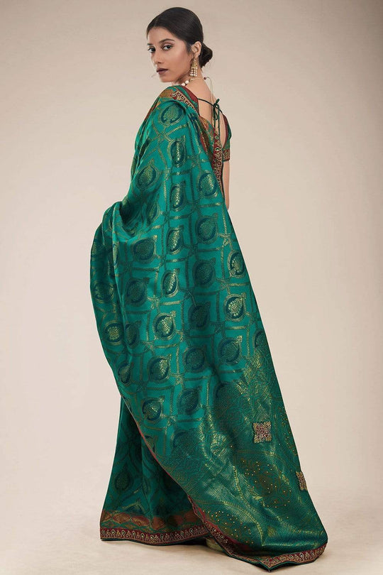 zari banarasi tanchoi saree