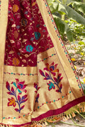 Banarasi Saree Reddish Brown Banarasi Saree saree online