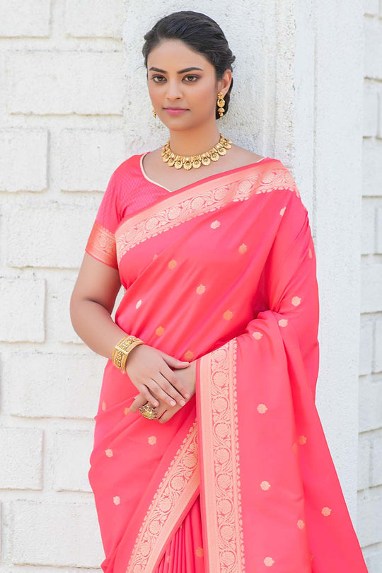 pink saree
