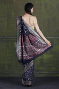 Banarasi Saree Royal Blue Intricate Jaal Woven Banarasi Saree saree online