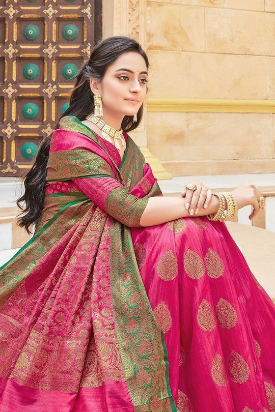 bridal banarasi saree