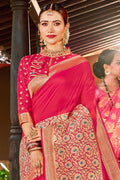 Banarasi Saree Ruby Pink Banarasi Saree saree online