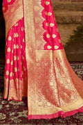 Banarasi Saree Ruby Red Banarasi Saree saree online