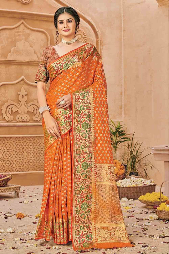 banarasi saree look