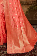 Banarasi Saree Salmon Pink Banarasi Saree saree online