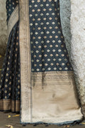 Banarasi Saree Shadow Grey Banarasi Butti Saree saree online