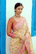 Banarasi Saree Tan Beige Soft Silk Banarasi Saree saree online