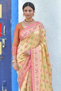 Banarasi Saree Tan Beige Soft Silk Banarasi Saree saree online