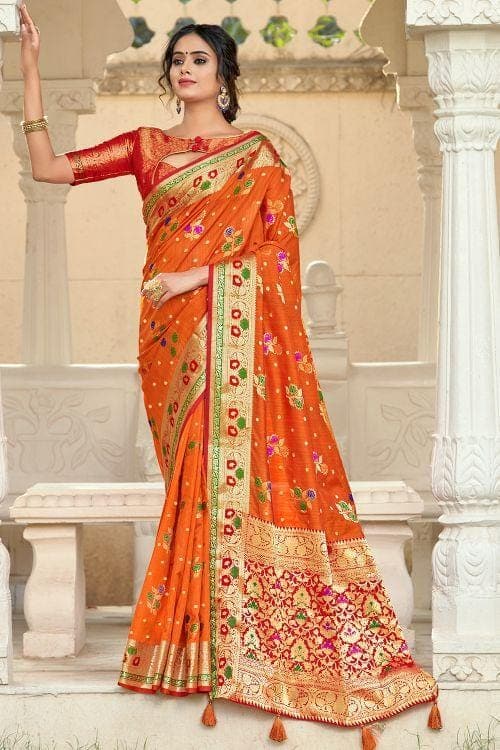 banarasi silk saree images 