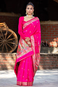 Banarasi saree True Pink Banarasi Saree saree online