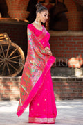 Banarasi saree True Pink Banarasi Saree saree online