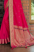Banarasi Saree Tulip Pink Banarasi Saree saree online