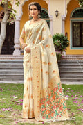 Banarasi Saree White Banarasi Saree saree online