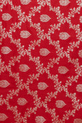 Banarasi Saree Zari Woven Carmine Red Banarasi Saree saree online