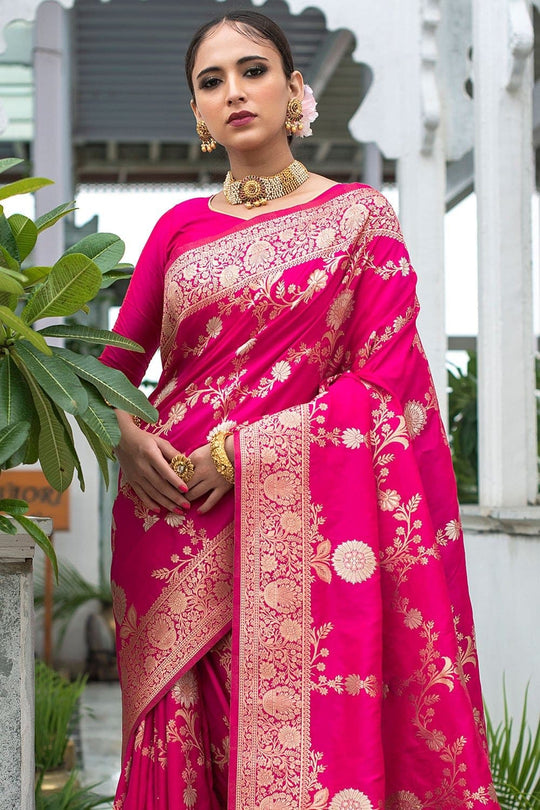 banarasi silk saree for wedding