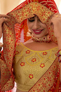 bandhani saree