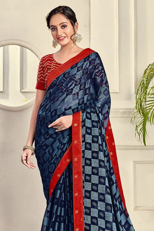 blue brasso saree price
