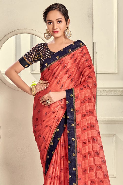 brasso saree blouse design