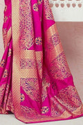 Pink Chanderi Saree