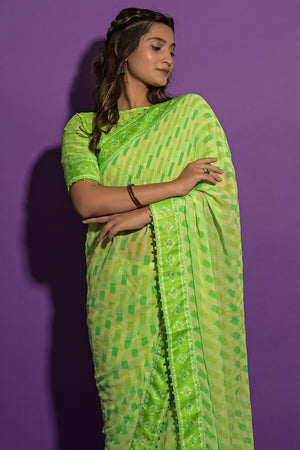 chiffon saree
