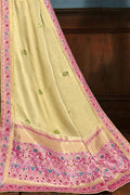 Chiffon Saree Fawn Yellow Printed Chiffon Saree saree online