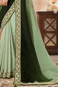 green saree