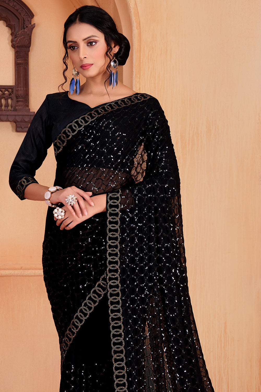 Deepika Padukone Is A Picture Of Sheer Elegance In Black Sabyasachi Saree,  See Her Best Saree Looks - News18
