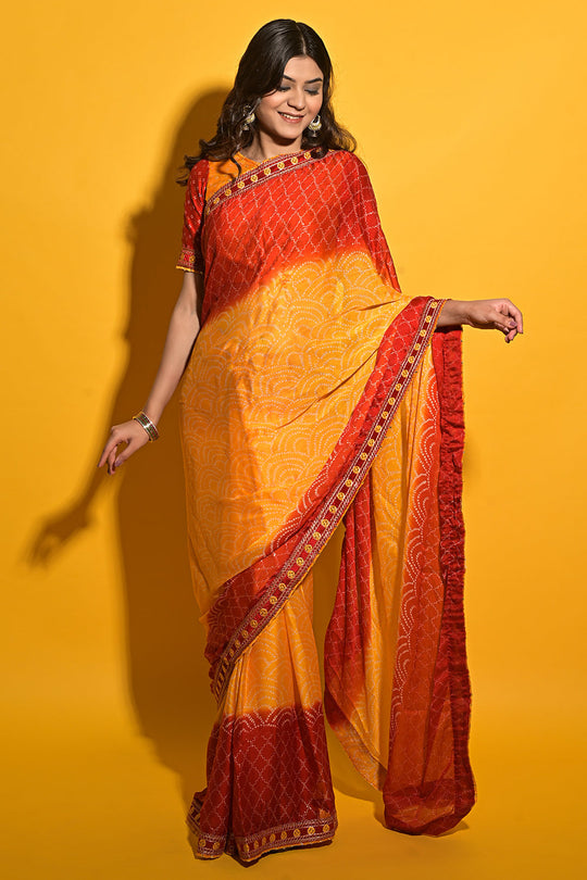 chiffon saree