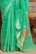 best linen cotton sarees