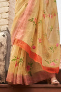 linen saree online 
