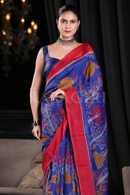 Cotton Saree Admiral Blue Cotton Saree saree online