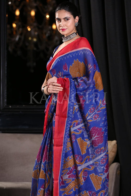 Cotton Saree Admiral Blue Cotton Saree saree online