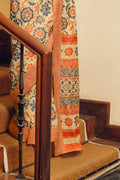 Beige Multicolour Printed Cotton Saree