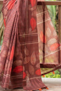 cotton saree blouse design