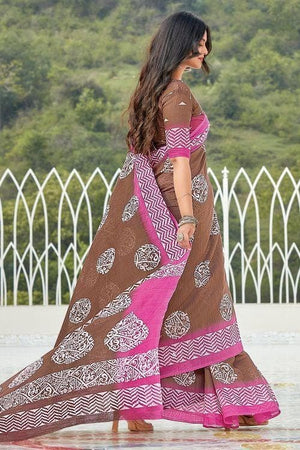 cotton saree blouse desin