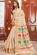 white cotton saree