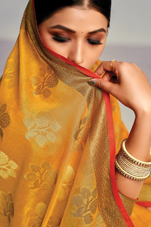 Cotton Saree Dandelion Yellow Cotton Saree saree online