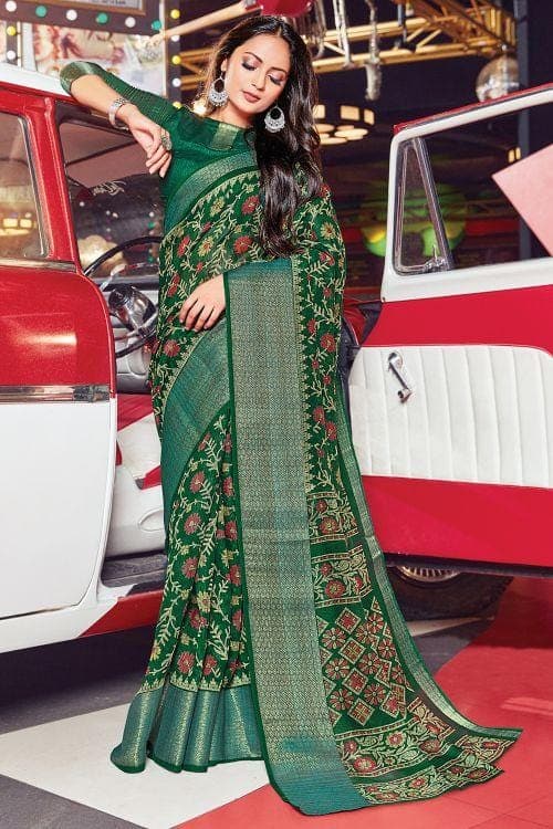 cotton saree blouse designs