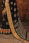 black saree