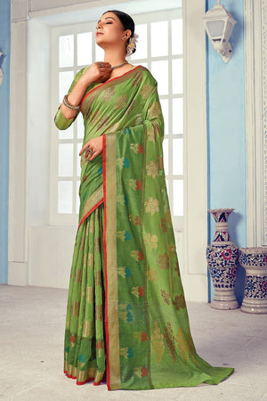 Cotton Saree Emerald Green Cotton Saree saree online