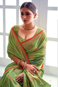 Cotton Saree Emerald Green Cotton Saree saree online