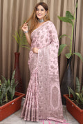 pink cotton saree, pink saree