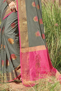 pink cotton sari